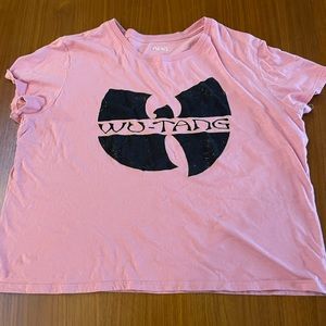 Wu Tang Pink t shirt crop top style from Target